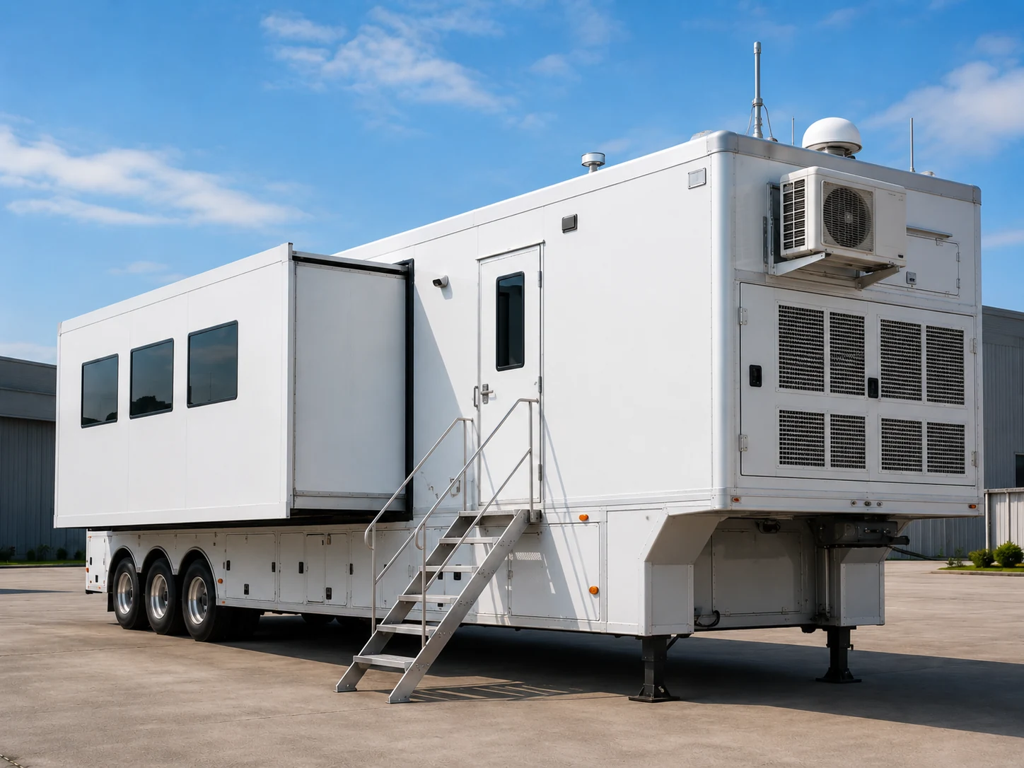 Representative mobile command and control centre concept by KORVEN