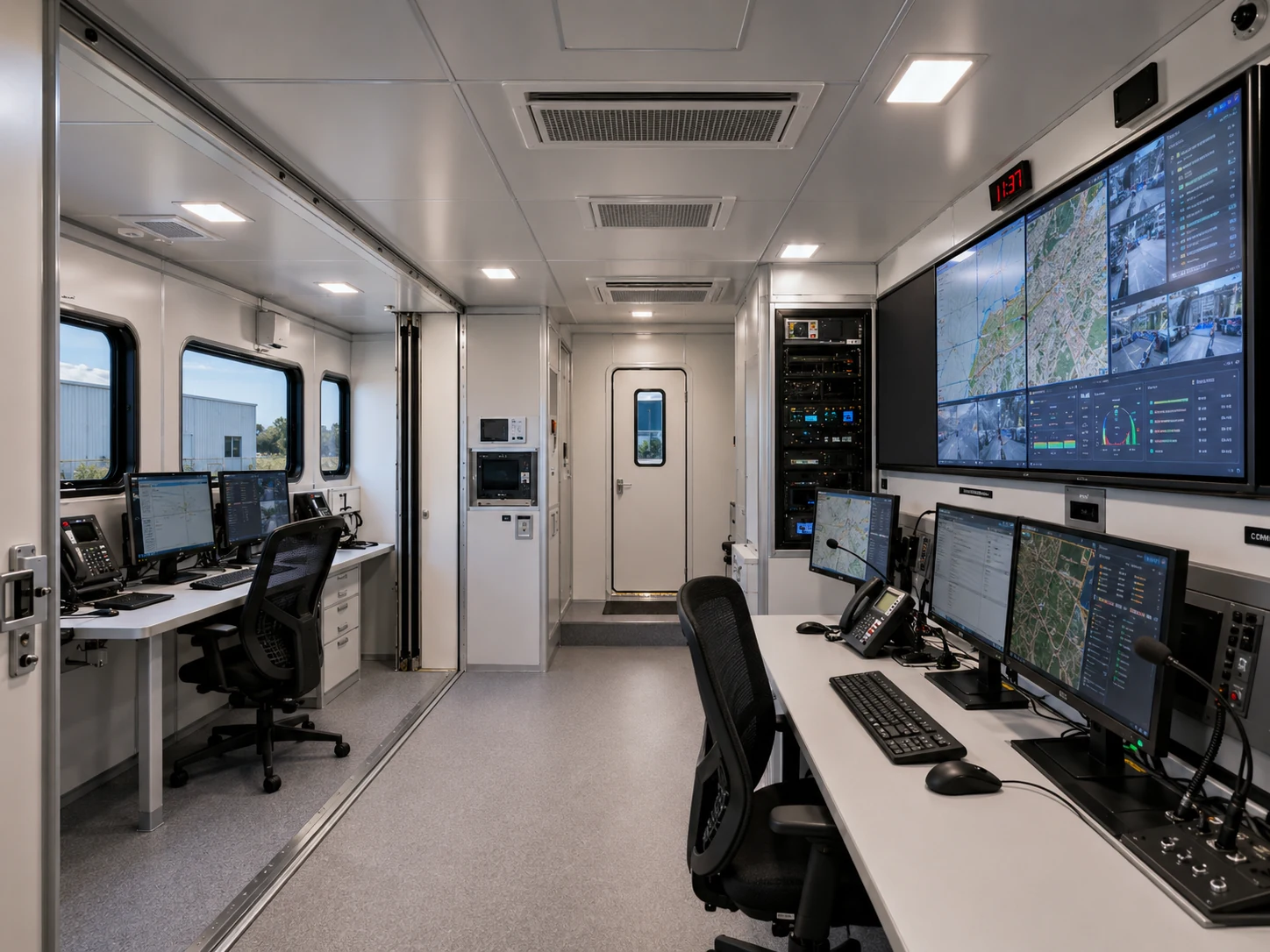 Mobile Laboratory technical interior