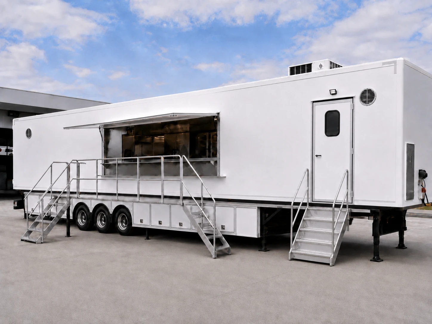 Representative mobile kitchen vehicle concept by KORVEN