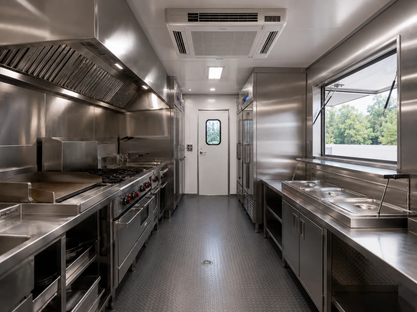 Mobile kitchen interior