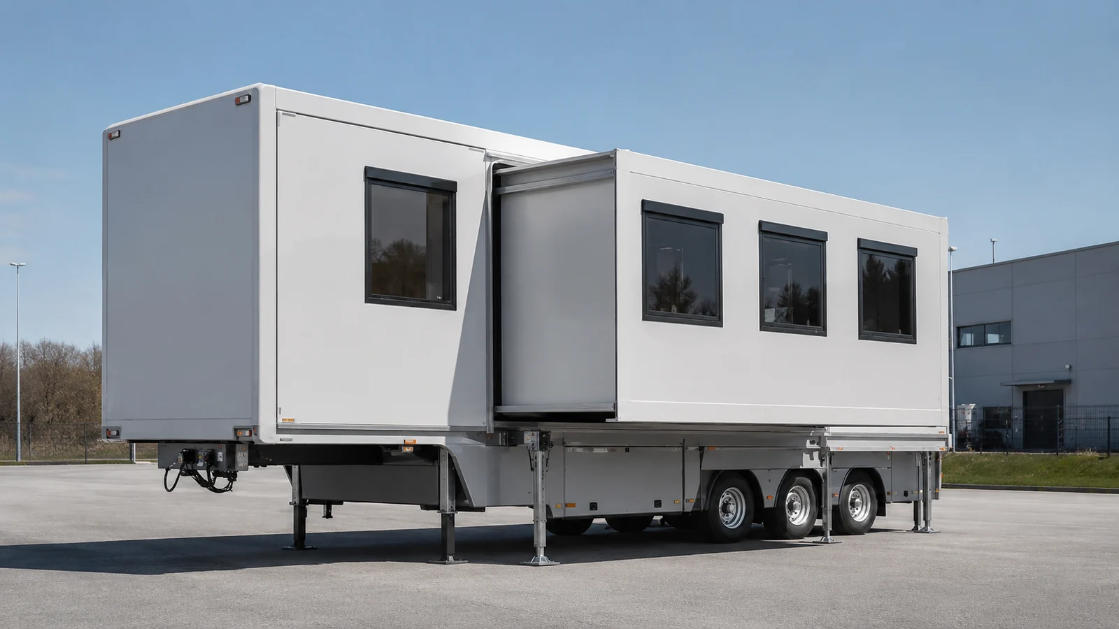 Single-Side Expandable Trailers
